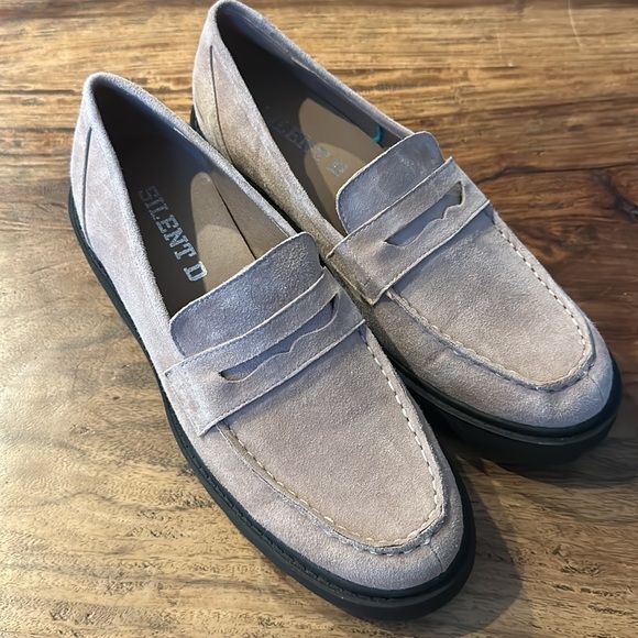 SILENT D For Anthropologie Xain Loafers in Taupe Sz37 - Picture 3 of 13
